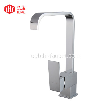 Square Kusina Sinft Faucet Single Hande-Free Tras